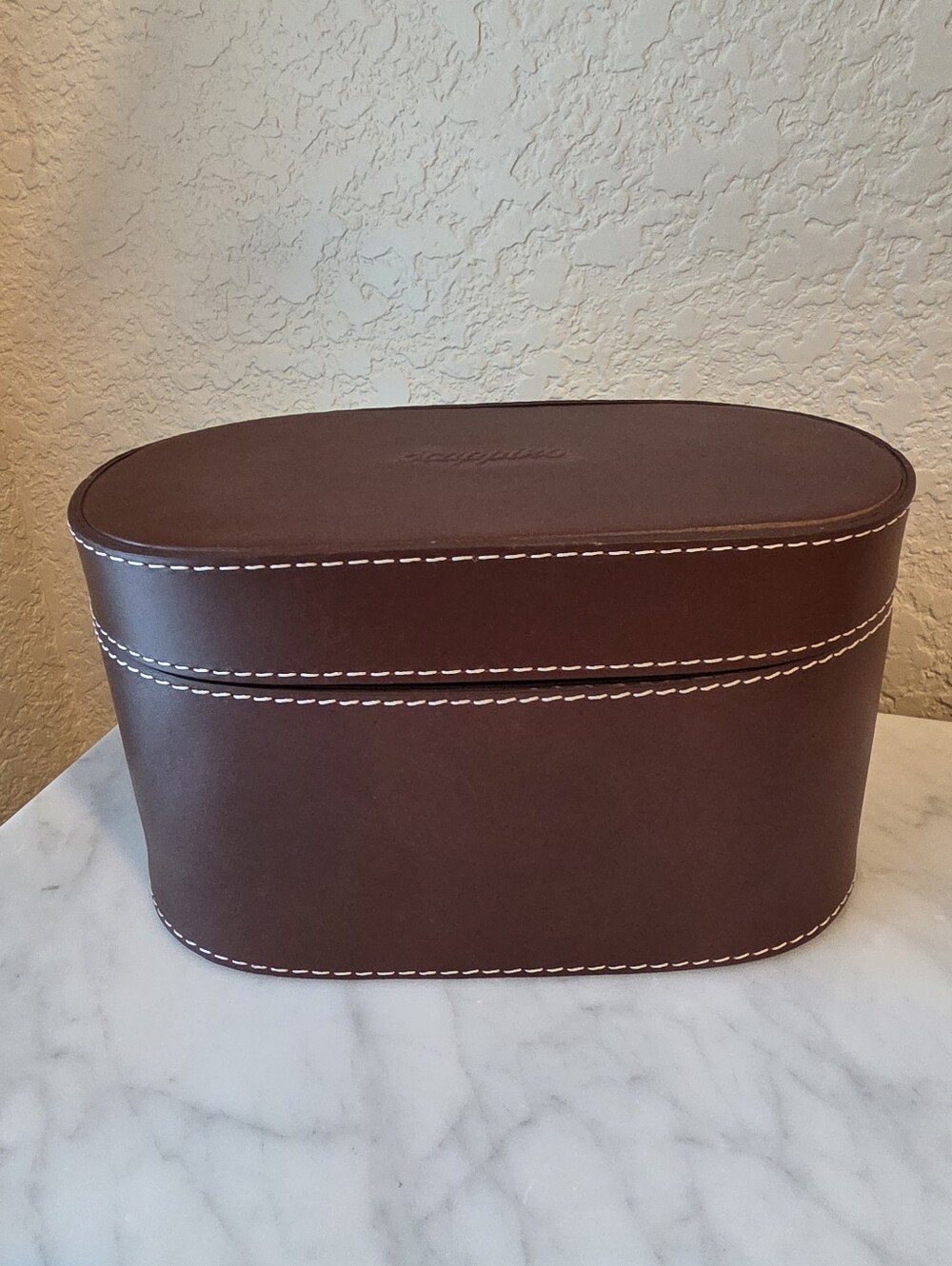Scappino Faux Leather Storage Box